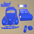 a010.png Oldsmobile 80 convertible 1939 printable car in separate parts