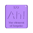 SURPRISE ELEMENT - KEY.stl Unique Keychains - Set of 14