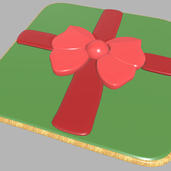 Gift_Cookie_Christmas_Render_01.png STL-Datei Weihnachtsplätzchen // Entwurf 02・Vorlage für 3D-Druck zum herunterladen