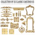 COLLECTION OF 25 CLASSIC CARVINGS 05 Collection of 25 Classic Carvings 05