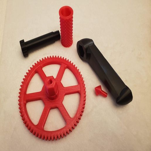 20191219_104825.jpg Air Raid Siren - hand crank version 3.1 (fit on the printer differently)