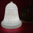 IMG_20240130_173645187.jpg It's A Wonderful Life Everytime A Bell Rings CHRISTMAS BELL ORNAMENT TEALIGHT