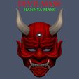 001.jpg Devil Mask-Hannya Mask-Samurai Mask-Satan mask for cosplay 3D print model