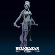 01.jpg Girl Assassin with Katana in dynamic pose - two versions 3D print model
