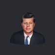 model.png John F. Kennedy-bust/head/face ready for 3d printing