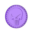 punisher_stl.stl Punisher logo 3D model