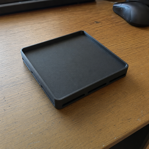 Gridfinity 1x1 Magnetic Parts Tray with Recessed Pockets