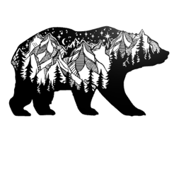 Näyttökuva-2021-11-13-101900.png Fichier STL Décoration murale ours naturel・Design imprimable en 3D à télécharger