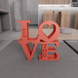 untitled.png 3D I Love You Text Gift for Girlfriend with Stl File & 3D Printed Decor, Valentine Gift, Valentine Decor, Heart Gift, Valentine Art