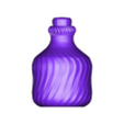 Potion011.stl Magic potion bottles