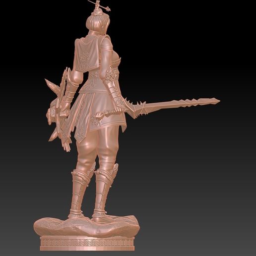 30.jpg ASIA HUNTER-FEMALE | SILKROAD FIGURE | SILKROAD ONLINE | 3D SCULPT | 3D PRINT |SRO FIGURE |SRO MOBILE | SILKROAD MOBILE