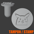 Sans-titre-1.png TAMPON MEME - STAMP Pikachu shocked surprised WITH HANDLE
