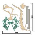 se [3Dino Puzzle] Classic Style Dilophosaurus