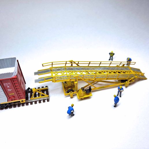 🚂 N Scale Auto Loader v2・ STL File for ・Cults