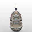 4.png SS Constitution ocean liner and cruise ship, post 1959 refit version - full hull and waterline
