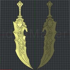 Ekran Alıntısı.JPG Archivo STL Tryndamere Sword | League of Legends・Diseño de impresora 3D para descargar, 3dmodelsturkey