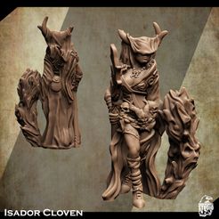 3d-printable-sorceress-miniature-2.jpg Support Free Sorceress Miniature Isador Cloven
