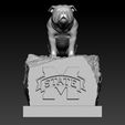 rtrtrt.jpg NCAA - Mississippi State Bulldogs football mascot statue
