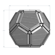 Slatted-Isoc-Dim-Front.png Slatted Dodecahedron Lamp Shade