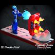 6.jpg Megaman Diorama 3D printable diorama
