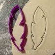 feather.JPG Feather cookie Cutter