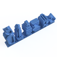 top-down.png 3D Printable STL Brutalist Chess Set | Royalty-Free & Resellable