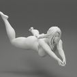 Girl-0008.jpg Beach Volleyball Girl in Bikini Returns a Ball in a Jump 3D Print Model