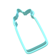2.png Santa Tag Cookie Cutters | With personalized Text Box | STL File