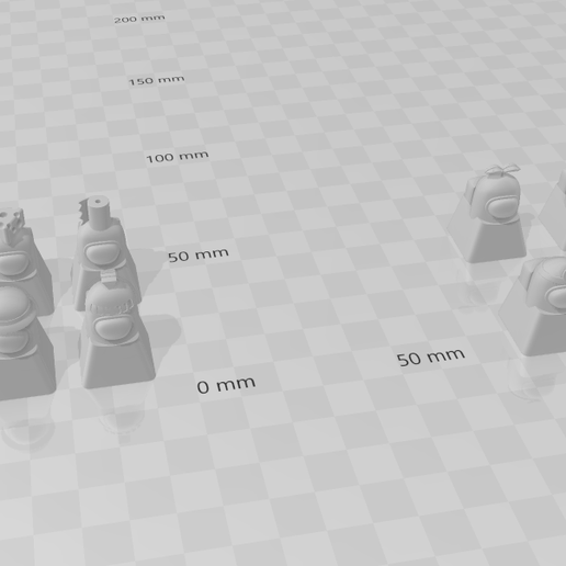 STL file Among Us Keycaps 🍒 ・3D print design to download・Cults
