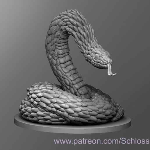 Giant Snake 3D model