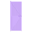 Left_Door.stl (Stackable Series) - Wooden Door Box