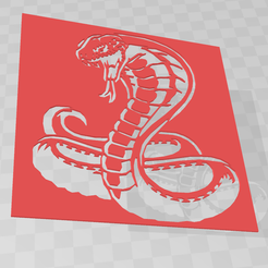 pochoir-serpent-cobra.png Fichier STL pochoir serpent cobra・Design pour imprimante 3D à télécharger