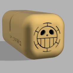 trafalgar-D-law-bouchon.png Archivo STL CUBIERTA DE BARRIL PAINTBALL GUN CAP One Piece Trafalgar D law・Objeto para impresora 3D para descargar