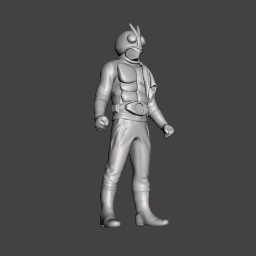 🎨 KAMEN RIDER 1 RETRO FAN ART・ OBJ File for 3D printing・Cults