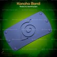 3.jpg Konoha Band from Naruto Shippuden - Fan Art for cosplay 3D print model