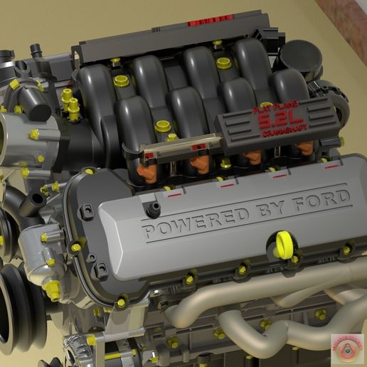 GT350-VooDoo_Render_9.jpg FORD VOODOO GT350 V8 ENGINE