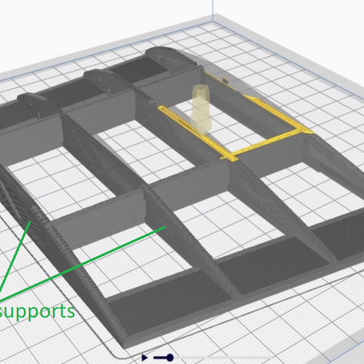 print_line_supports.png Full RC Hawker Hurricane - 3D printed project