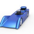 5.jpg Diecast Dragster old school à moteur avant avec coque Version 6 Echelle 1:25