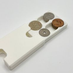 10.JPG Free STL file 釣り銭要らずの小銭ケース / Exact Change Coin Case (Japanese Yen)・3D print model to download, CyberCyclist