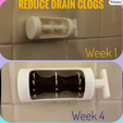 a.png Shower- Bath- Tub-  Hair Catcher with Ratcheting Handle – Prevents Clogs, Easy Clean, Fun to Use! Wall Mounted Adhesive- Re-Usable