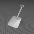 Shovel.png Лопата с низкой полировкой - STL файл