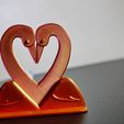 IMG_0413.jpg Graceful 3D Printed Swan Figurine that Forms a Perfect Heart