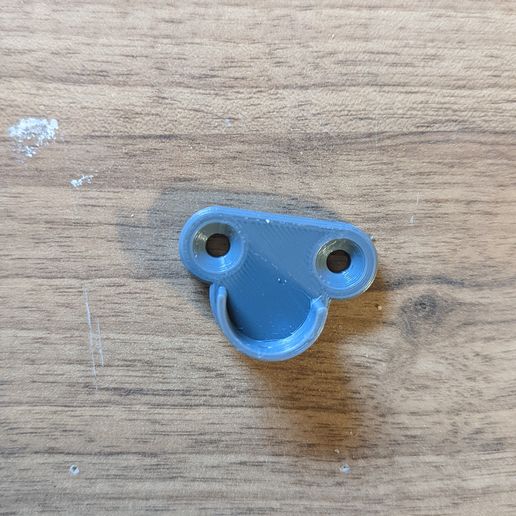 Closet rod holder 3D model