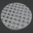 HexA30mmModel.png Wargame 30mm Hex Sci-fi texture base.