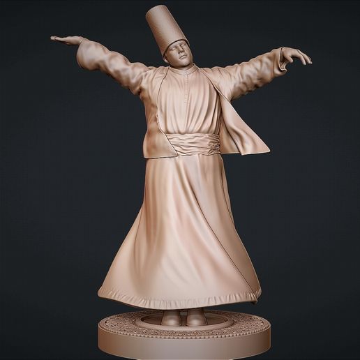01.jpg The Whirling Dervishes 3D Model