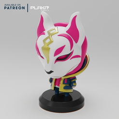SQDRIFT (2).png Free STL file Fortnite - Drift Skin (Maxed)・3D print design to download