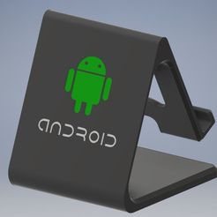mobile_holder_android.JPG STL file Mobile phone / tablet holder android version・3D print design to download, emmanuelgnanasekar