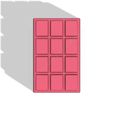CHOCOLATE-BAR-STL-FILE-for-vacuum-forming-and-3D-printing-1.jpg Шоколадная плитка Stl файл