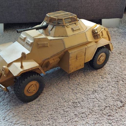Véhicule Militaire Miniature SD KFZ 222 – échelle 1/43, Tunisie, Altaya, Neuf