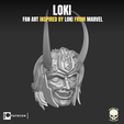 DS Muh jest | Loki, fan art head sculpt for action figures
